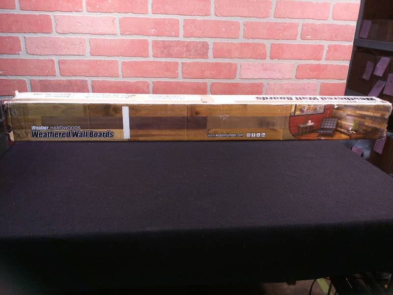 lot 17 image: Weathered Hardwood Wall Boards