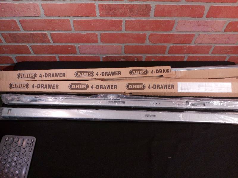 lot 26 image: Abus File Bars For Filing Cabinets