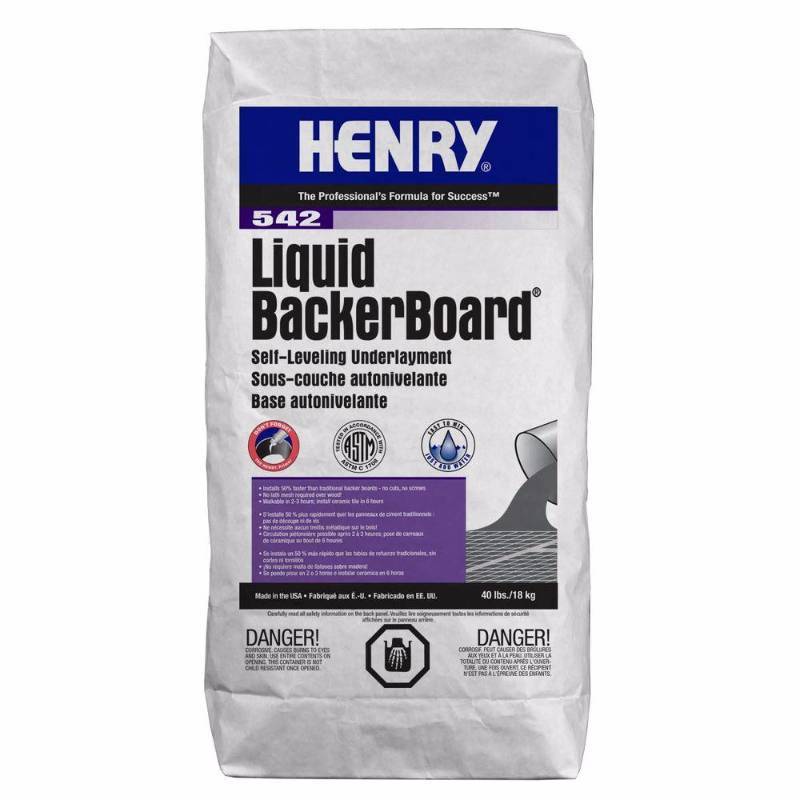 lot 2941 image: Henry 542 Liquid Backer Board 40 lbs. Self-leveling Underlayment