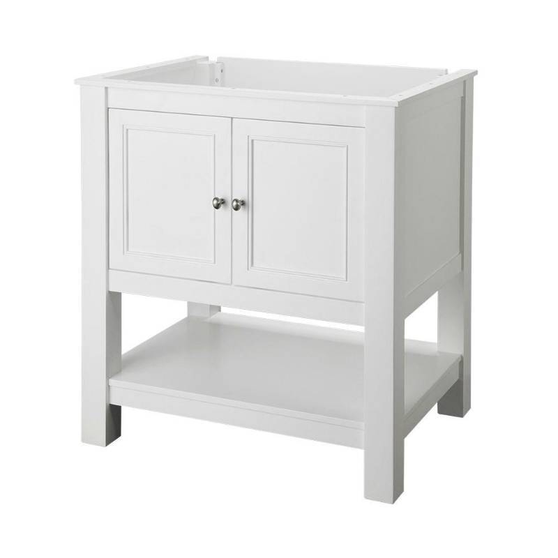 lot 2965 image: Home Decorators Collection Gazette 30 in. W Bath Vanity Cabinet Only in White