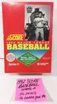 1992 SCORE BASEBALL BOX 36 UNOPENED FACTORY BOX SEALED PACKS - STILL SEALED AFTER 25 YEARS - CHANCE FOR MANTLE MUSIAL AND YAZSTREMSKI AUTOGRAPHED CARDS