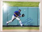 LORENZO CAIN 11 X 14 AUTOGRAPHED PHOTO KANSAS CITY ROYALS WITH CERTIFICATE OF AUTHENTICITY