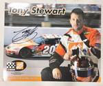 TONY STEWART NASCAR LEGEND AUTOGRAPHED 8 X 10 PHOTO