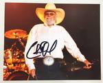 CHARLIE DANIELS AUTOGRAPHED 8 X 10 PHOTO WITH CERTIFICATE OF AUTHENTICATION