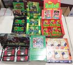 FOOTBALL LOT 3 - (6) FOOTBALL CARD BOX / PACK LOT  - MUST SEE - 27 YEARS OLD