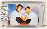MICKEY MANTLE & ROGER MARIS YANKEES ARTIST PROOF  #5 OF 5 - ARTIST HAND SIGNED