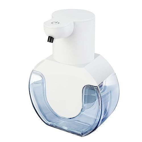 lot 15427 image: (APPEARS NEW & POWERS ON) Gotofine Automatic Soap Foaming Dispenser with 420ml capacity, Touchless Soap Dispenser with 4 level Adjustable Control, Rechargeable, Wall-Mounted, Waterproof for Kitchen, Bathroom, Hotel, Restaurant