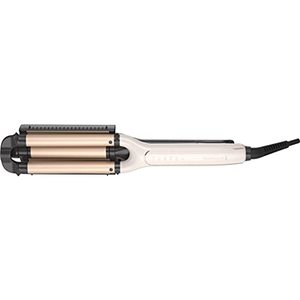 lot 16402 image: Remington 4 In 1 Adjustable Hair Waver With Pure Precision Technology Deep Waver for Multiple Styles, Cream, 1 Count