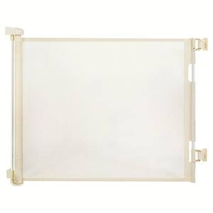 lot 16419 image: dearlomum Retractable Baby Gate,Mesh Baby Gate or Mesh Dog Gate,33 Tall,Extends up to 55 Wide,Child Safety Gate for Doorways, Stairs, Hallways, IndoorOutdoorBeige,33x55