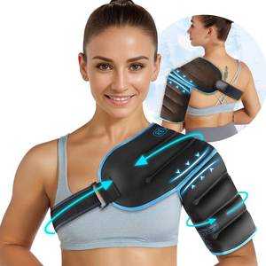 lot 16487 image: REVIX 3D Sewing Shoulder Ice Pack Wrap for Better Snug Fit and Putting on, Ice Packs for Shoulder Injuries Reusable, Hot & Cold Compress for Pain Relief, Swelling, Tendonitis & Surgery Recovery