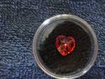 Genuine Faceted Sapphire Natural Gemstone  Heart Shaped