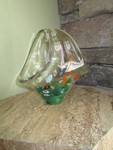 Murano Art Glass Handblown Glass Candy Dish