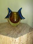 Murano Art Glass Handblown Glass Vase