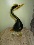 Murano Art Handblown Glass Duck