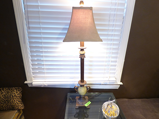 lot 1027 image: Imported Bronze Lamp