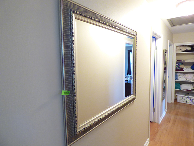 lot 1034 image: Custom Imported  Beveled Mirror