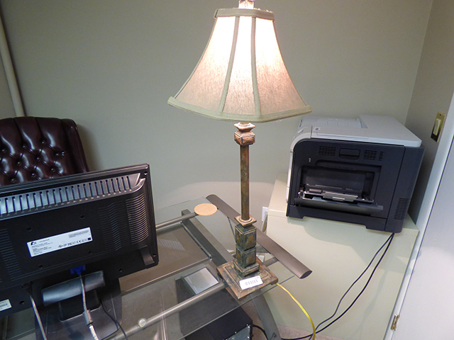 lot 1180 image: Imported Deco Lamp