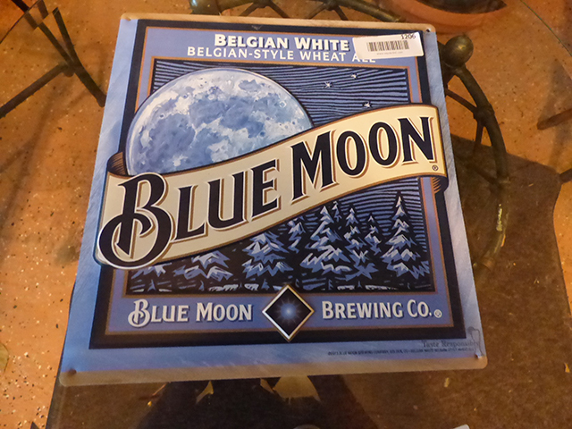 lot 1206 image: Blue Moon Sign