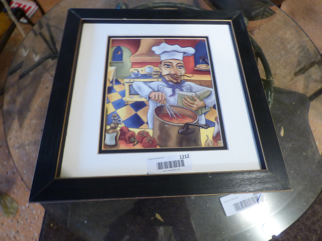 lot 1212 image: Chef Art Work
