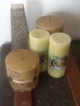 Lot of five nice candles