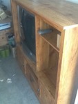 TV cabinet with TV and remote  came out working daycare