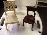 Two miniature chairs Decore great  Decore  peace