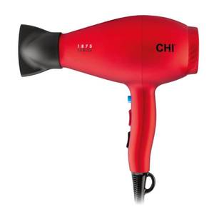 lot 54290 image: CHI 1875 Series Hair Dryer, Blow Dryer For Ultra-Fast Hair Drying, Reduces Frizz & Increases Shine, Nozzle & Diffuser Attachments - Retail $77.1