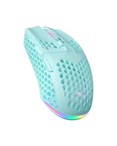 lot 54301 image: SOLAKAKA SM600 White Wireless Gaming Mouse,8000 DPI Tri-Modes BluetoothType-C wired2.4G Wireless Mouse with 2 Side Buttons, Programmable Macro Gamer Mouse with RGB Light for LaptopPCMac