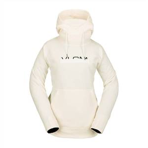 lot 54359 image: Volcom Womens Standard Riding Hydro Hoodie Fleece Snowboard Ski Sweatshirt, Moonbeam S4 - Retail $79.37
