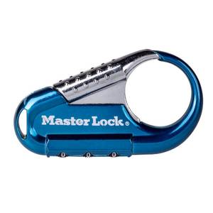 lot 54379 image: Master Lock 1548DCM Backpack Lock, Set Your Own Combination Lock, Colors May Vary