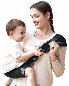lot 54385 image: Baby Carrier, KIDIRA Toddler Sling with Adjustable Padded Shoulder Strap, Compact Non-Slip Hip Seat Carrier for Newborn to Toddler(8-50 lbs)