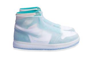 lot 54406 image: Silicone Shoe Covers, Waterproof Overshoes Reusable Slip Resistant Rain Shoe Cases for Men Women