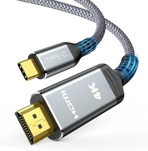 lot 54411 image: Highwings USB C to HDMI Cable 10ft (4K60Hz),USB 3.1 Type C to HDMI 2.0 Cord, Thunderbolt 34 Compatible for iPhone 15 ProMax, MacBook ProAir 2023, iPad Pro, Surface Book 2, Galaxy S23