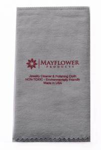 lot 54422 image: Mayflower Products Pro Size Polishing Cleaning Cloth Pure Cotton Made in USA for Gold, Silver, and Platinum Jewelry, Eco Friendly Large Cleaner Cloth 11 x 14 in. Keeps Jewelry Clean and Shiny