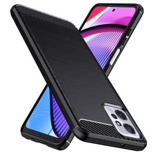 lot 54447 image: Natbok Designed for Moto G Power 5G 2024 Case,Flexible TPU Brushed Texture Anti-Slip Shockproof Military Protection Bumper Phone Case,Slim Case Cover for Motorola Moto G Power 2024,Black