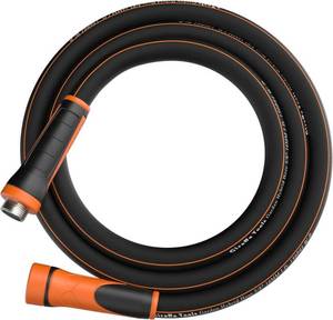 lot 54455 image: Giraffe Tools Garden Leader Hose 15ft x 58, Short Water Hose Heavy Duty, Flexible, Lightweight Hybrid Hose with Swivel Handle, Male to Female Fittings, Burst 600 PSI