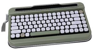 lot 54475 image: Penna Bluetooth Keyboard with Diamond Keycap(US Language) (Switch-Cherry Mx Brwon, OliveGreen) - Retail $199