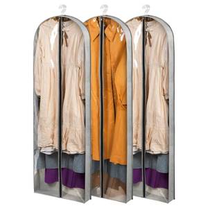 lot 54483 image: Belinlen 3 Pack 60 Long Garment Bags for Hanging Clothes Storage, Clear Moth Proof Suits Covers with 4 Gussets for Closet Storage Travel, Plastic Protector for Dress Gowns, Coats, Suit, Down Jacket