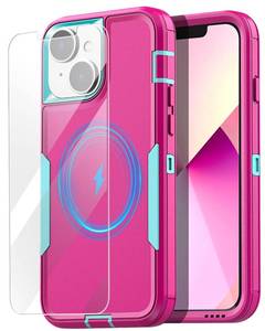 lot 54524 image: AICase Magnetic Case for iPhone 13 Mini12 Mini,Support Magnetic Car Mount Heavy Duty 2-Layer Pocket-Friendly Durable Military Grade Protection ShockproofDrop Proof Protective Cover_3