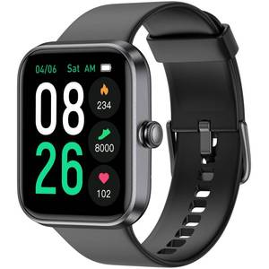 lot 54532 image: EURANS Smart Watch 45mm, AMOLED Fitness Watch with Heart RateSleep Monitor Steps Calories Counter, IP68 Waterproof Activity Tracker Compatible with Android iOS. (NO CHARGER)