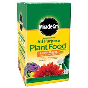 lot 54539 image: Miracle-Gro Water Soluble All Purpose Plant Food 3 lb.
