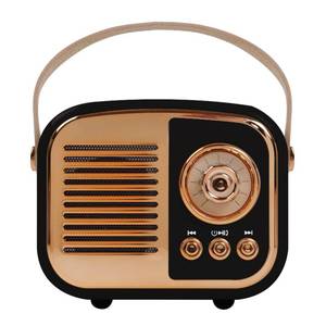 lot 54591 image: Aresrora Retro Bluetooth Speaker, Vintage Wireless Speaker,Portable Mini Radio Old Fashion Style for Room Decor Kitchen Desk Bedroom Office,Supports TWS Pairing for iPhone,Android Devices (Black)
