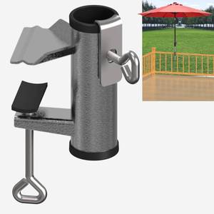 lot 54596 image: Zaquak Patio Umbrella Holder,Deck Umbrella Clamp,Patio Umbrella Clamp,Balcony Umbrella Clamp,Deck Umbrella Holder,Mount to Picnic Table,Bleachers,Railing