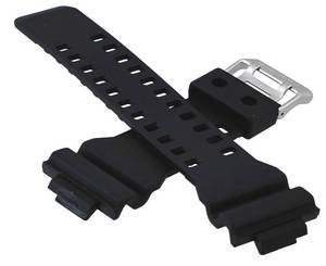 lot 54623 image: Casio Mens G-Shock Resin Replacement Watch Band Black