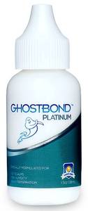 lot 54628 image: GHOSTBOND Platinum Water Resistant Wig Glue for Extreme Heat - 1.3oz - Hair Replacement Adhesive for Poly and Lace Wigs. Invisible Bonding Hair Glue - Strong Hold Lace Front Glue