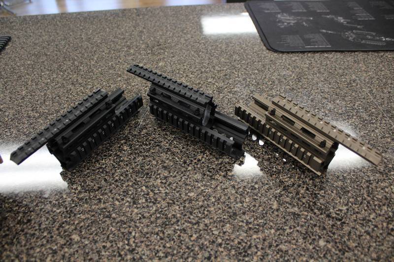 lot 4020 image: 3 AK 47 Rails