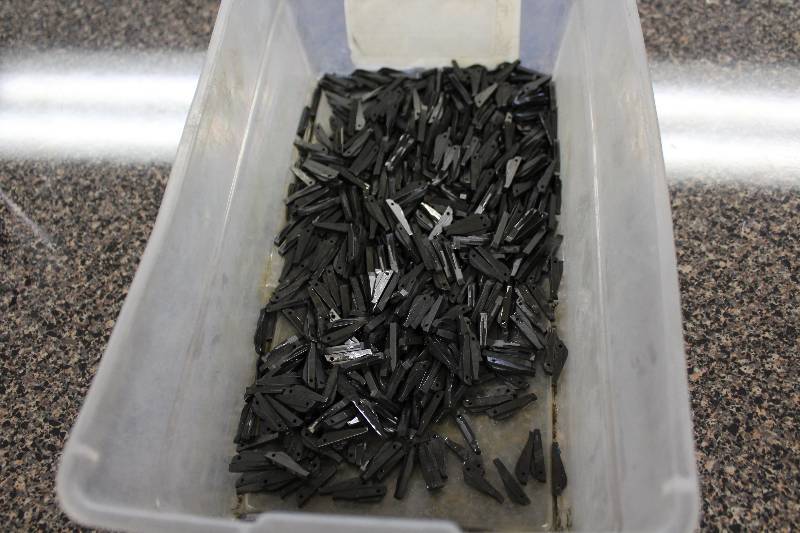 lot 4031 image: Tub of Forward Assist Plungers