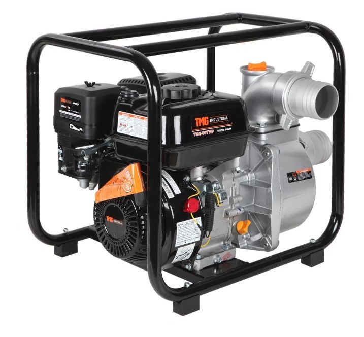 lot 654 image: Unused 2024&nbspTMG-80TWP 220 GPM 3 Semi-Trash Water Pump with 6.5 HP Gas Engine.