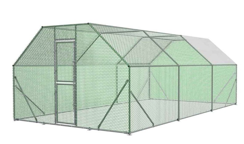 lot 868 image: Unused TMG - CRS1020 10 x 20 Wire Mesh Chicken Run Shelter