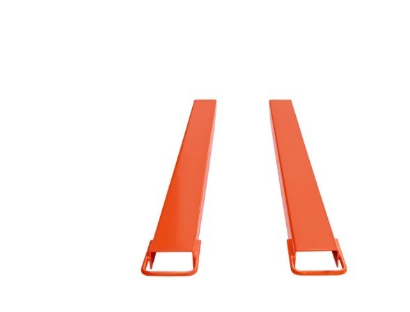 lot 908 image: Unused TMG - FE72 Forklift Extensions 500-LB Capacity, Heel Restraint, 6 Wide, 2.5 Thick